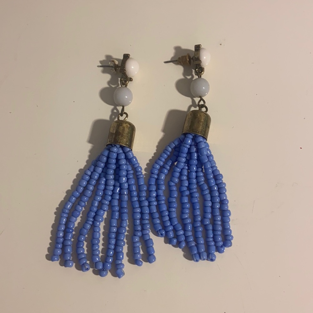 Dangle beaded earrings